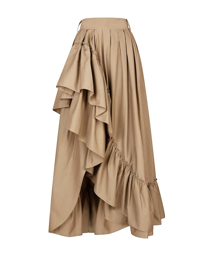 Dames rok beige