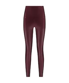 Shine Leggings High Waistband dames tights bordeaux