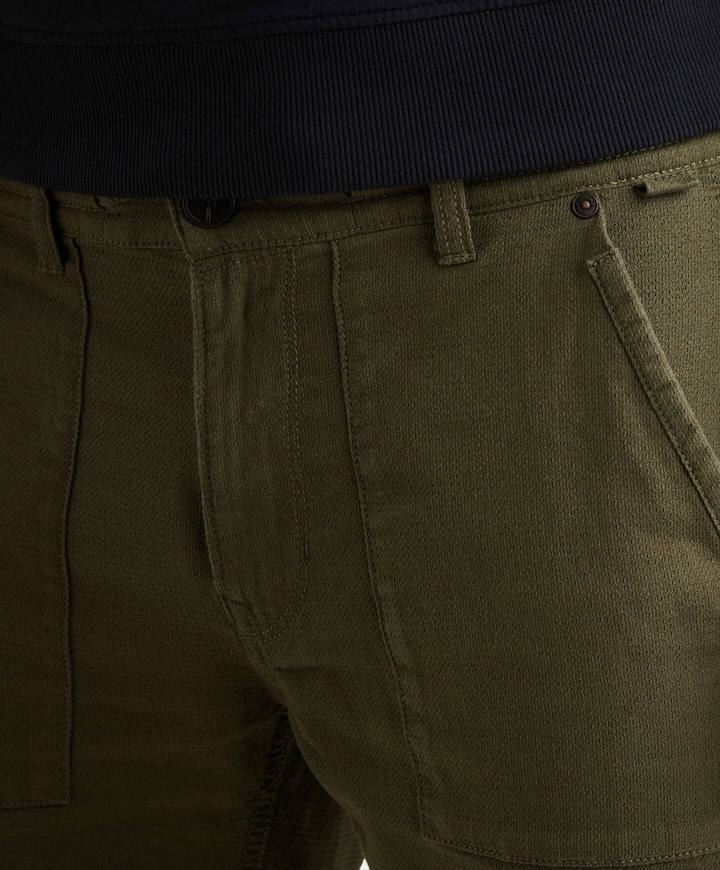 LIFTMASTER WORKER PANTS DOBBY LINE heren broek groen