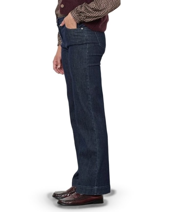 Jenny Wide dames jeans blauw