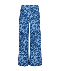 Lexie leopard dames broek blauw