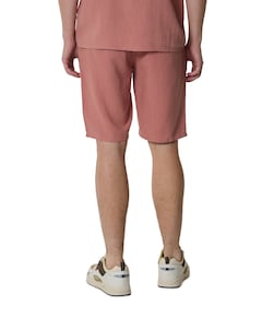 Shorts Chino With Linen, Garment Dye heren korte broek oranje
