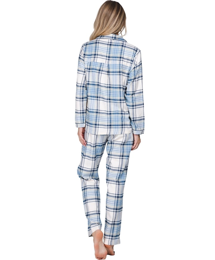 Dames pyjamaset blauw