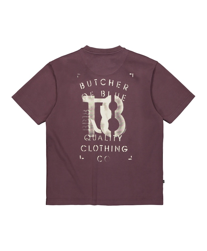 Heren T-shirt paars