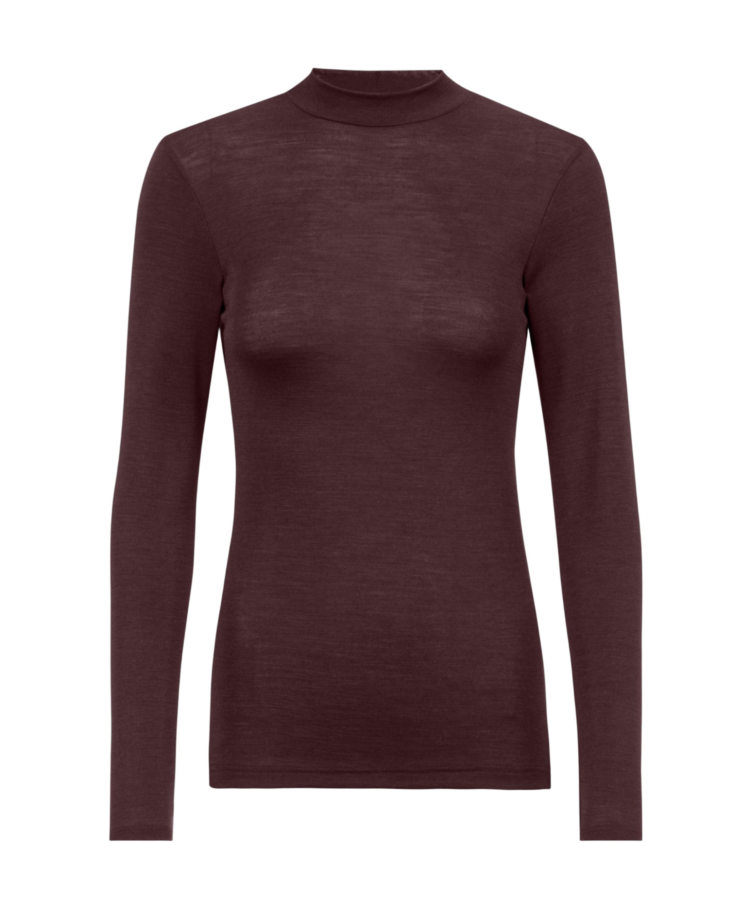 Dames T-shirt bordeaux