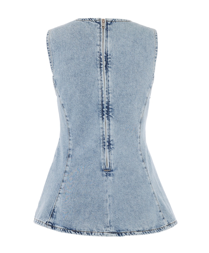 Dames top blauw
