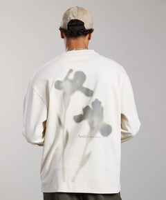 Heren longsleeve ecru