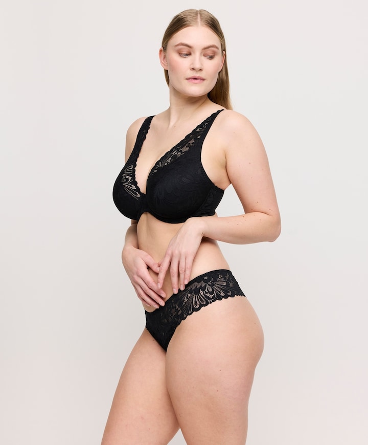 Dames string zwart