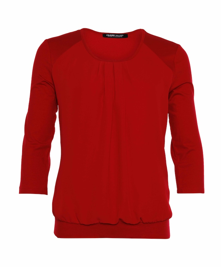Dames longsleeve rood