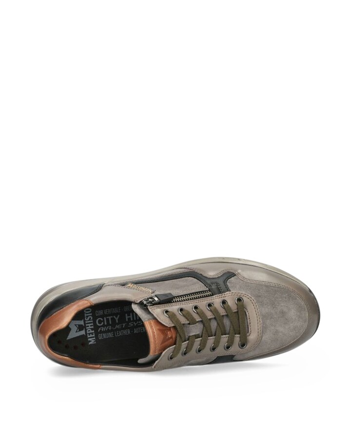 Bradley  heren sneakers grijs