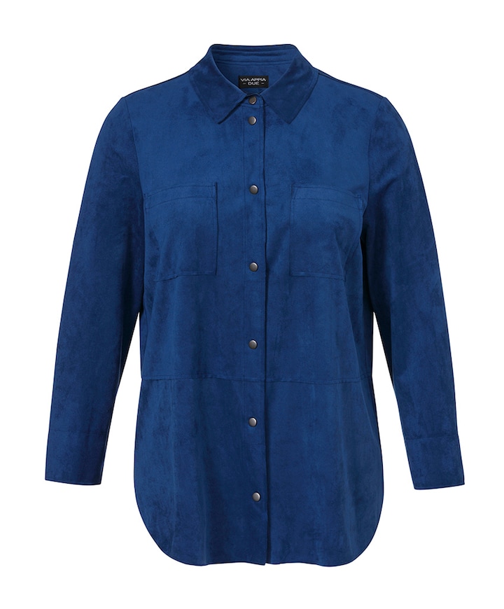 Dames blouse blauw