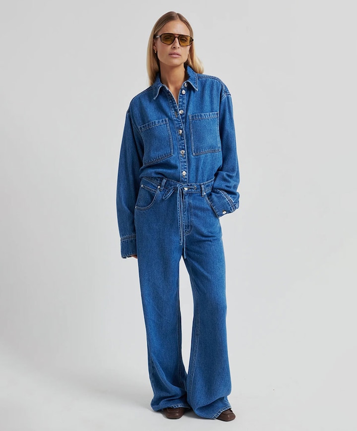 Irvina dames jeans blauw