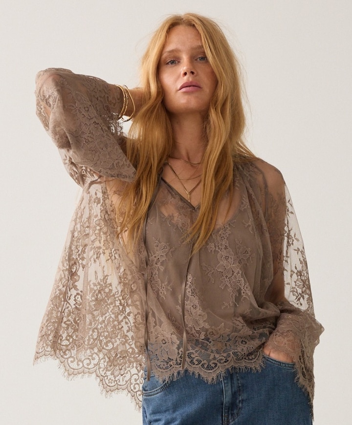 Dames blouse groen
