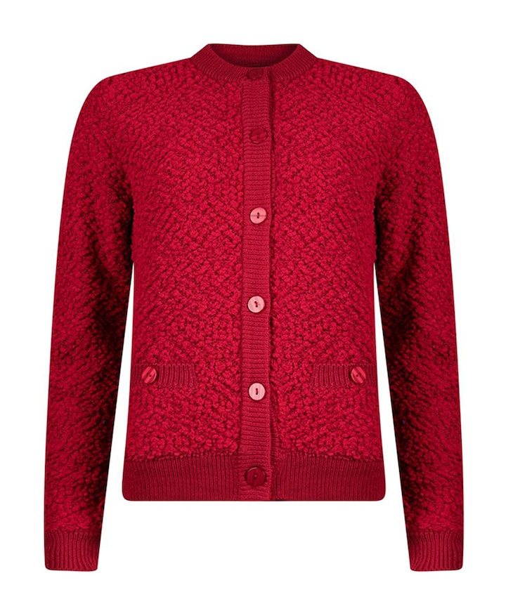 Dames vest rood