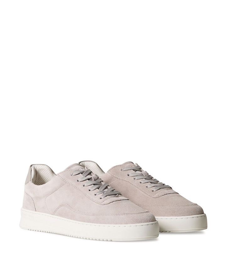 Mondo Suede heren sneakers grijs