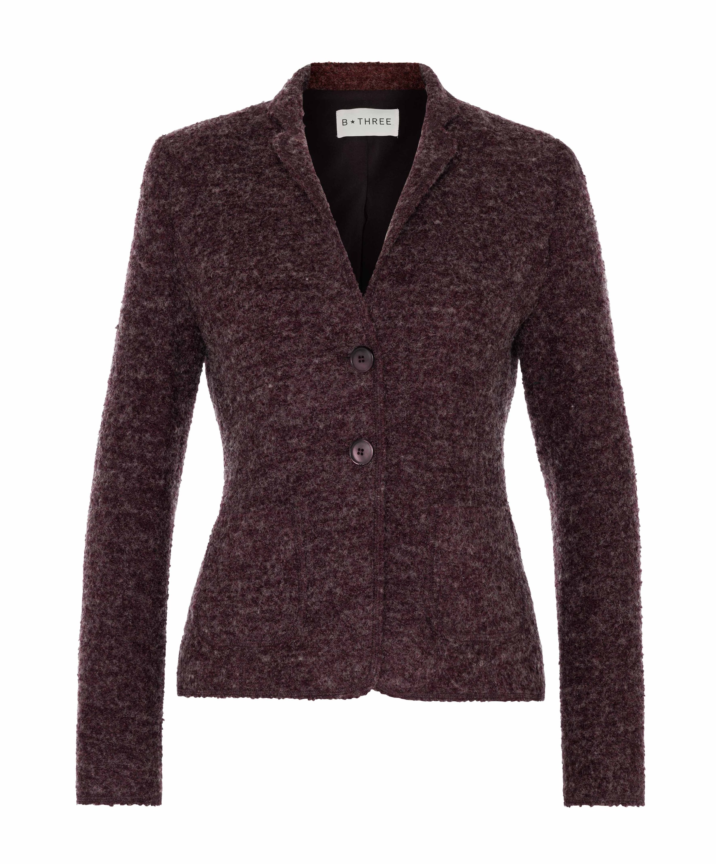 Dames jas bordeaux
