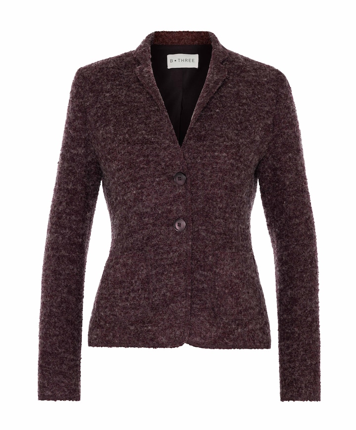 Dames jas bordeaux