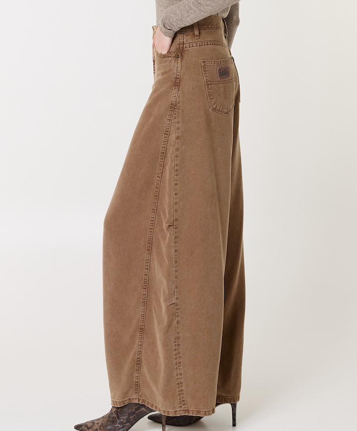 Aerea 8100 Saori Colour dames jeans bruin