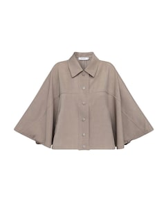 Dames cape beige