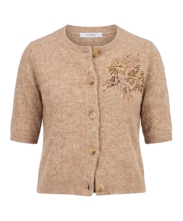 Dames vest beige