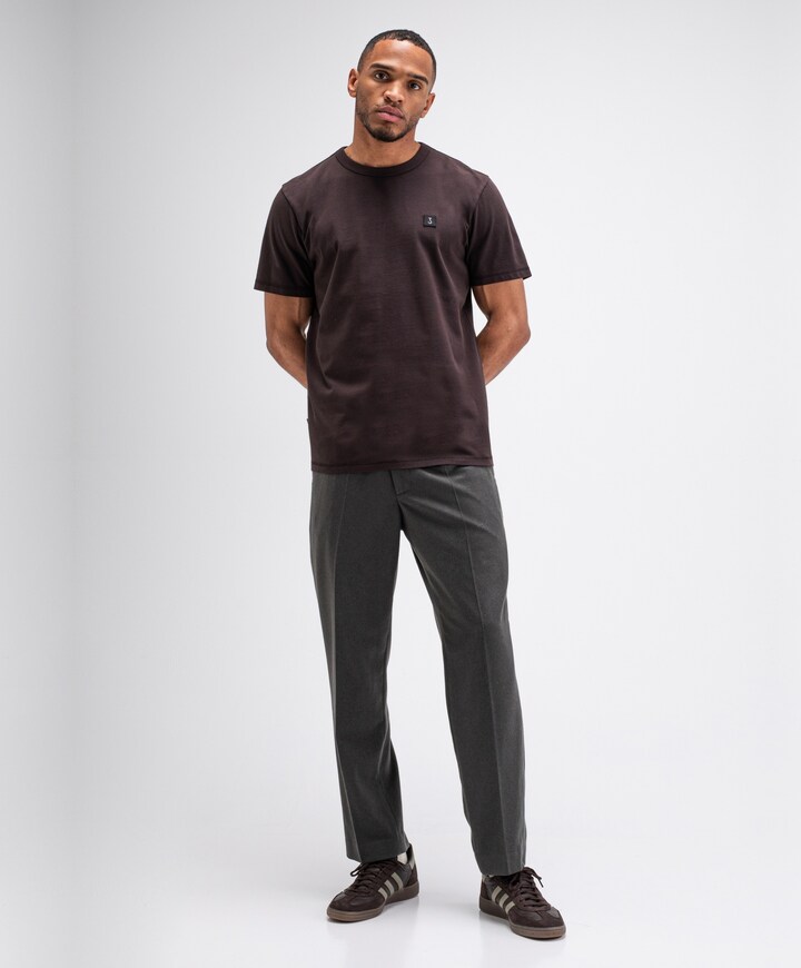 Heren T-shirt bruin