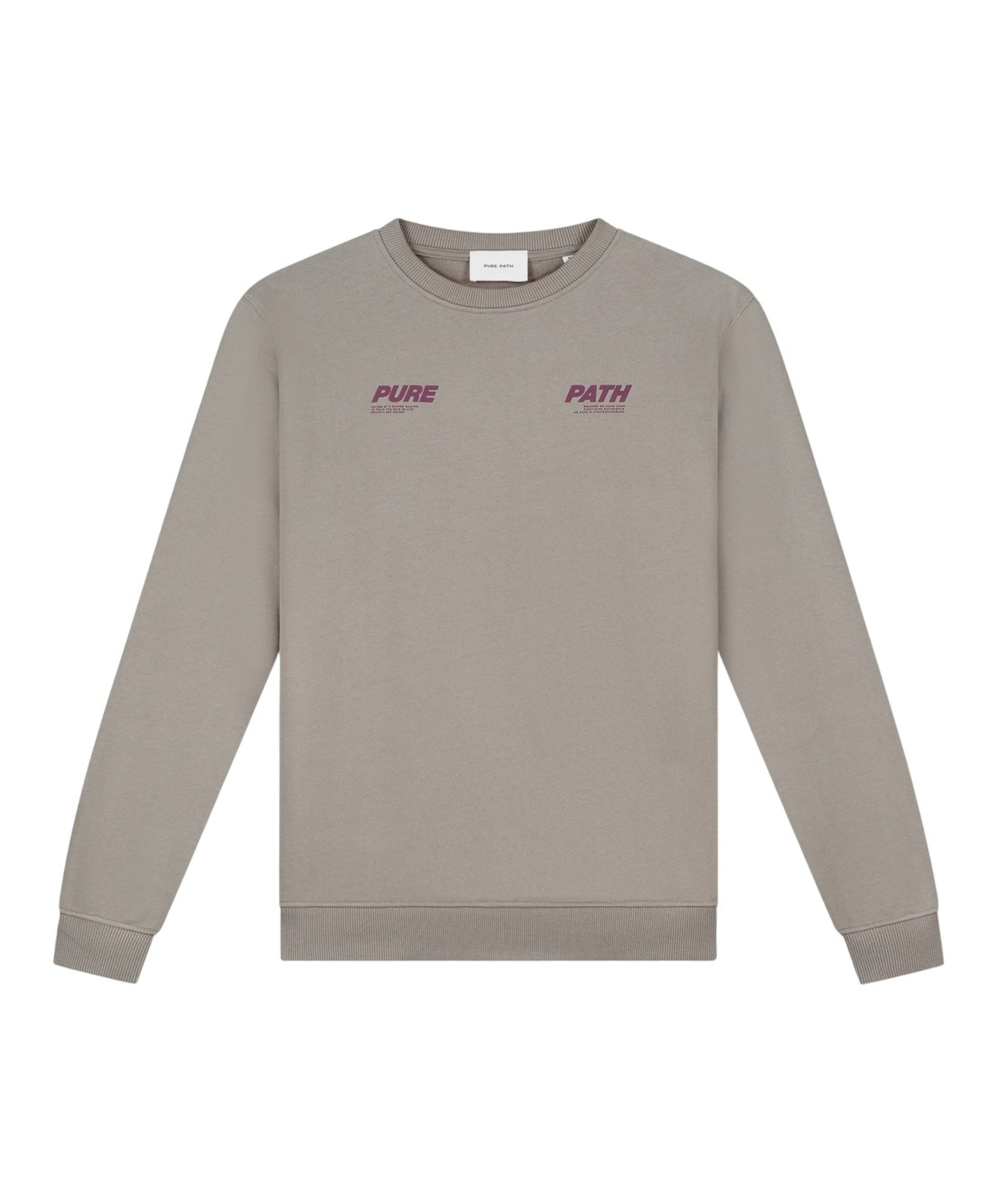 Heren sweater beige