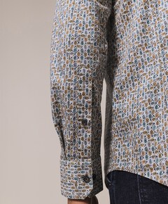 Overhemd lange mouw beige