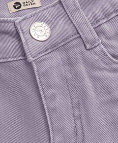 Wide Washed jeans paars