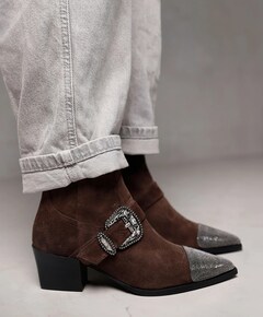 Kate Jemma dames enkellaarzen bruin