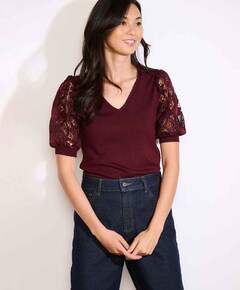 Trui bordeaux