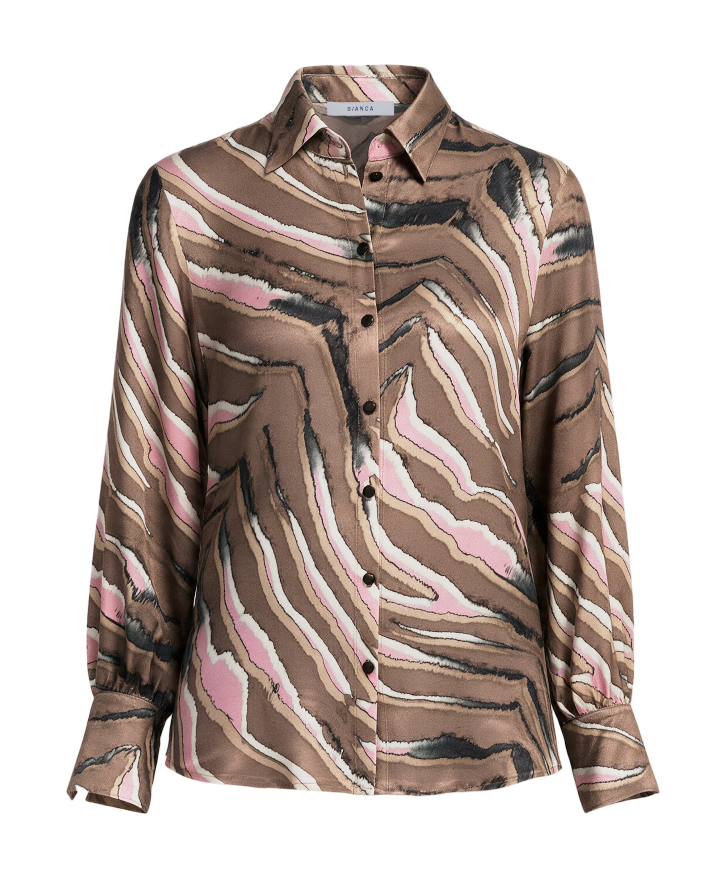 Dames blouse bruin