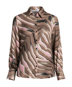 Dames blouse bruin