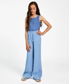 CARLY FLUID VIS 523 G meisjes broek blauw