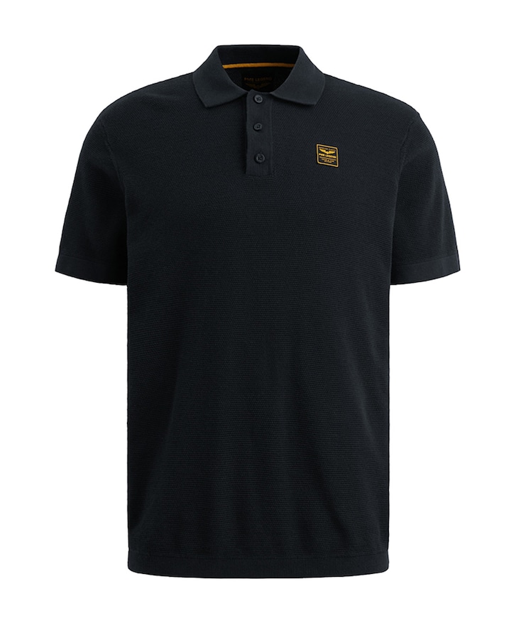 Heren polo blauw