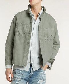 Heren overshirt groen