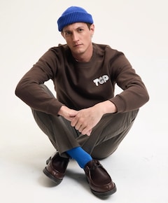 Heren sweater bruin