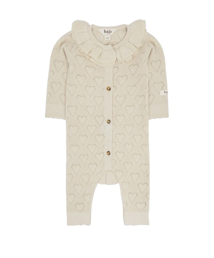 Meisjes babypakje ecru