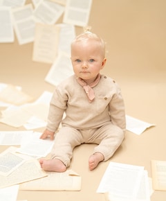 uniseks broek  beige