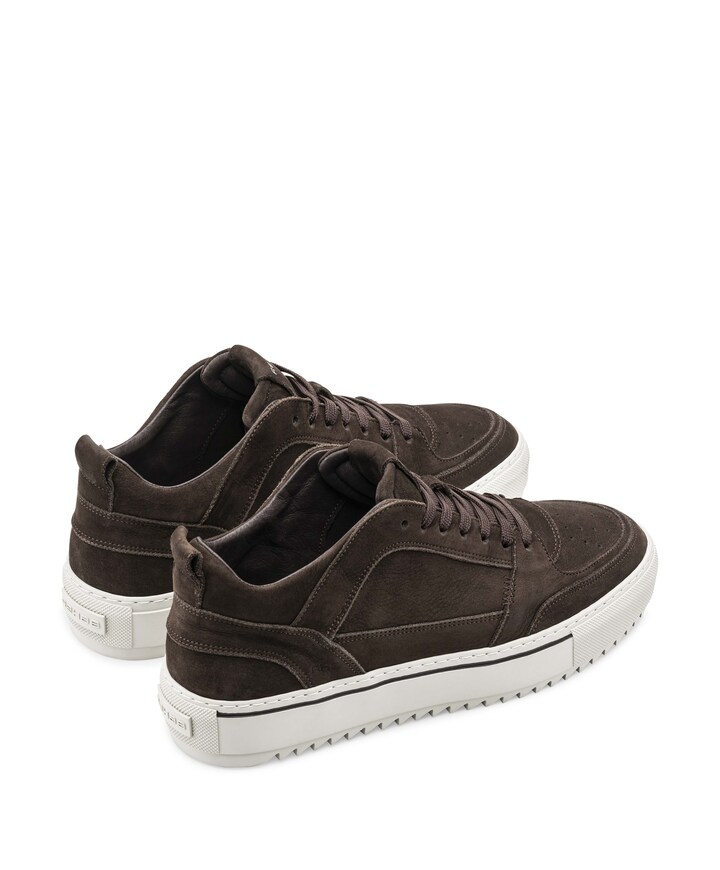 CREON NUB heren sneakers bruin