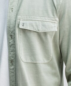 Heren overshirt beige
