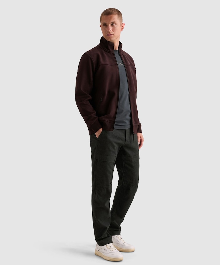 Heren vest bordeaux