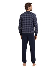 Heren pyjamaset blauw