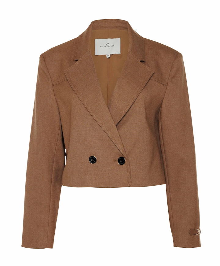 Dames blazer beige