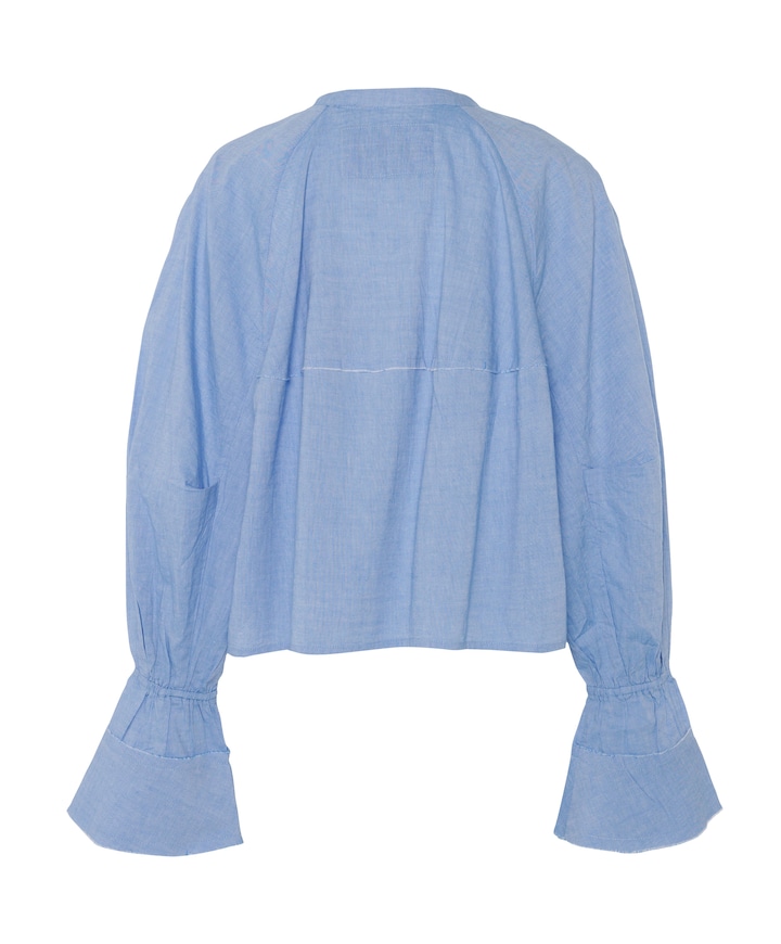 Dames blouse blauw