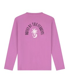 Heren longsleeve paars