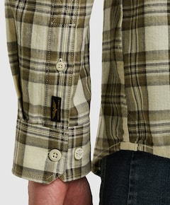 Heren overhemd lange mouw ecru