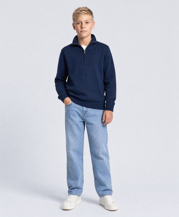 jongens broek blauw