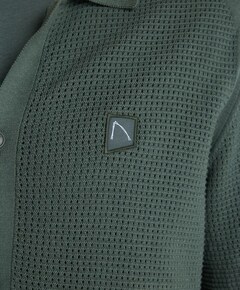 Heren overshirt groen