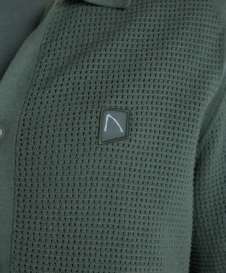 Heren overshirt groen