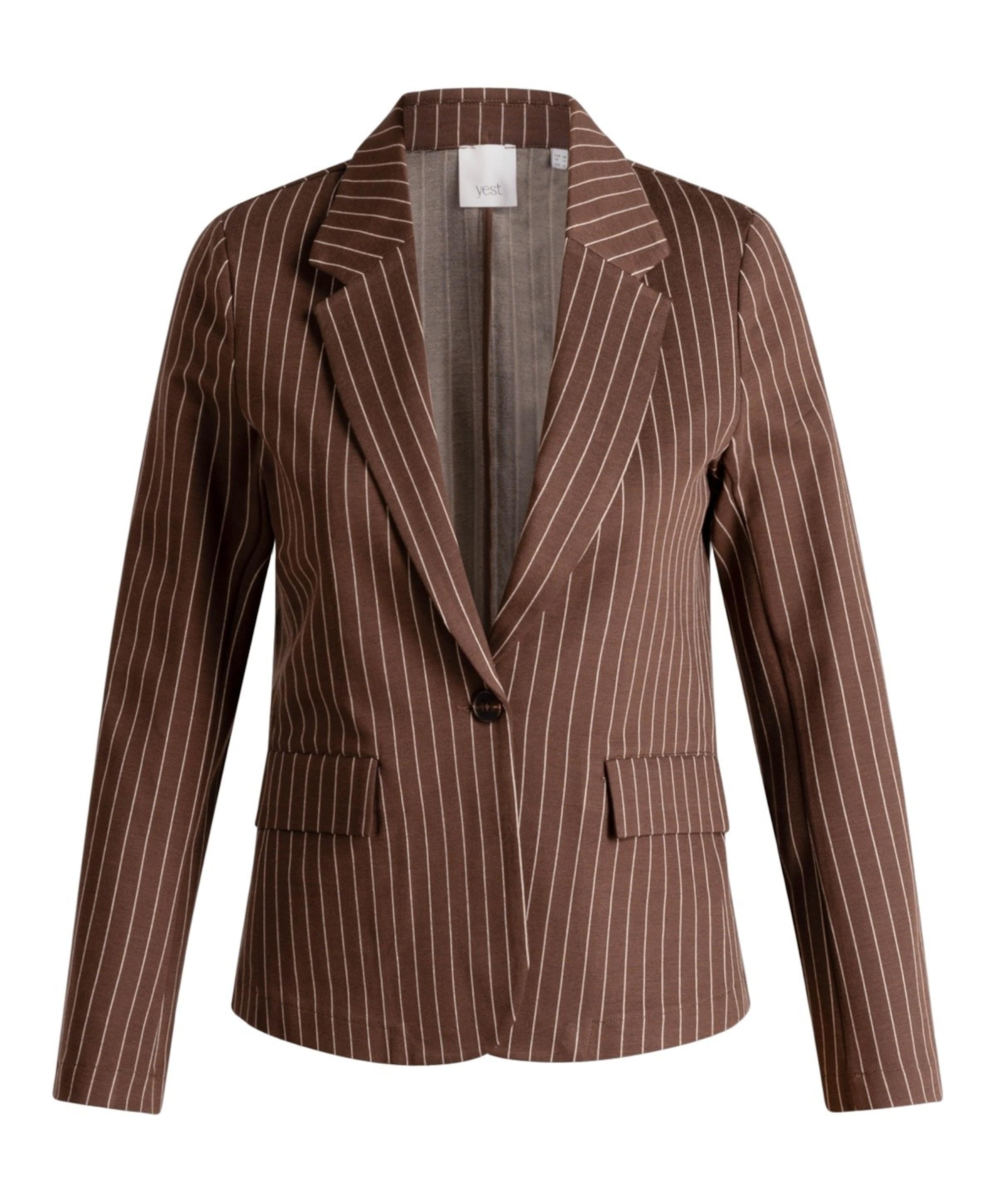 Dames blazer bruin